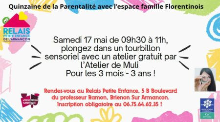 affiche quinzaine de la parentalité