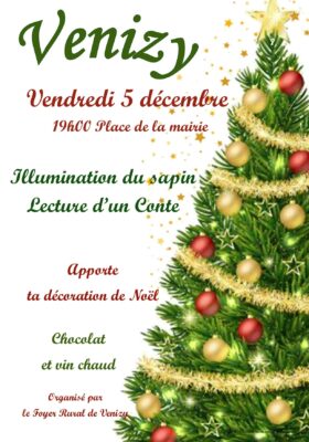 affiche illumination sapin