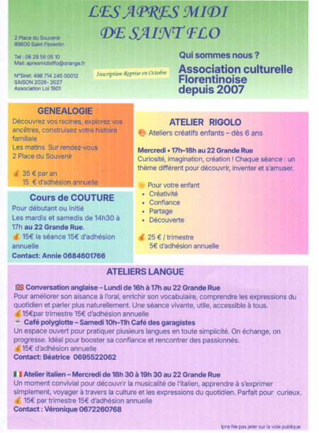 apres midi saint flo