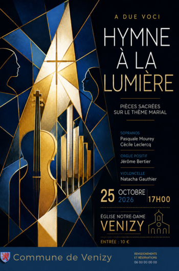 affiche concert hymne a la lumière